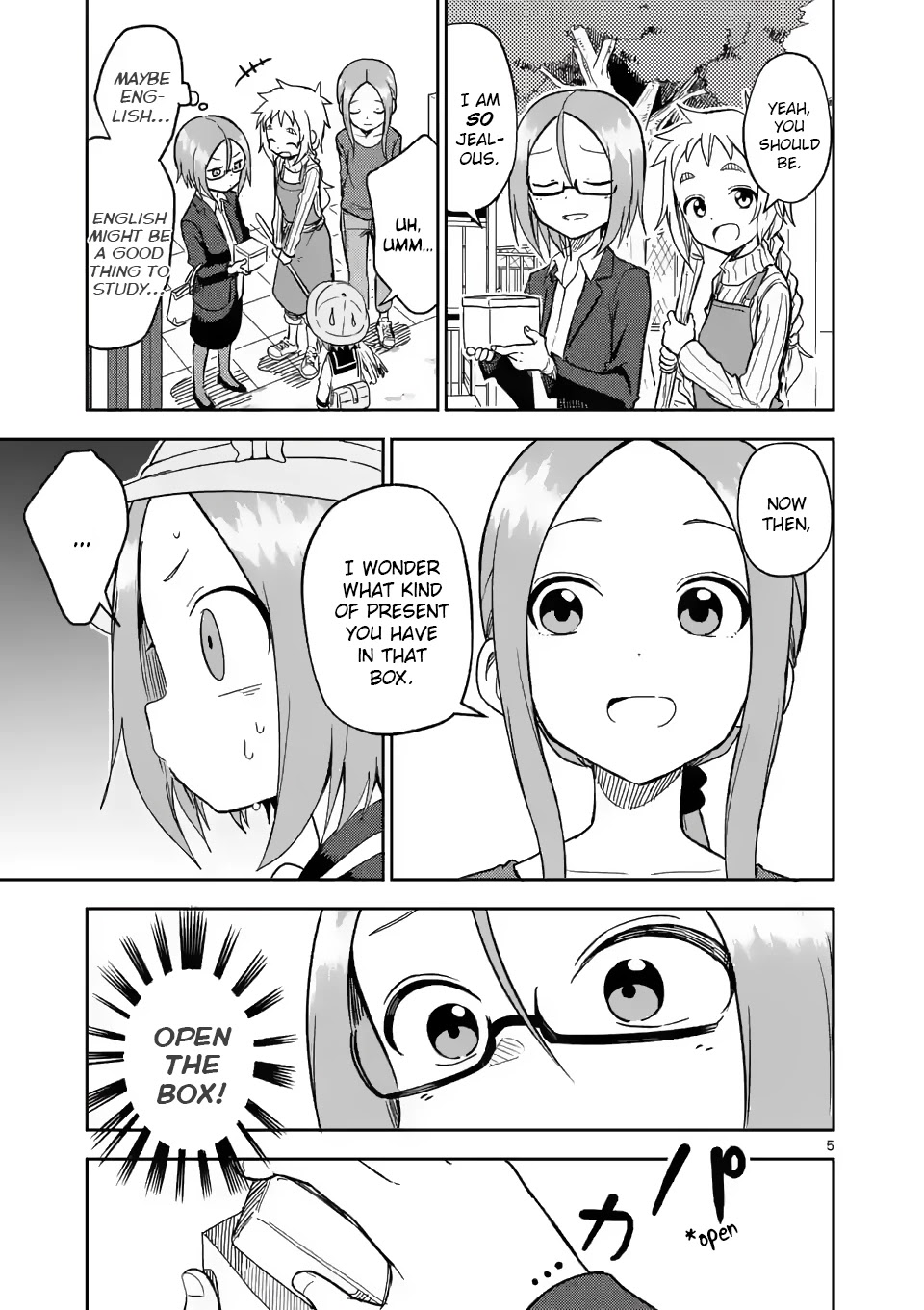 Karakai Jouzu no (Moto) Takagi-san Chapter 160 page 5 - Chapter 160
