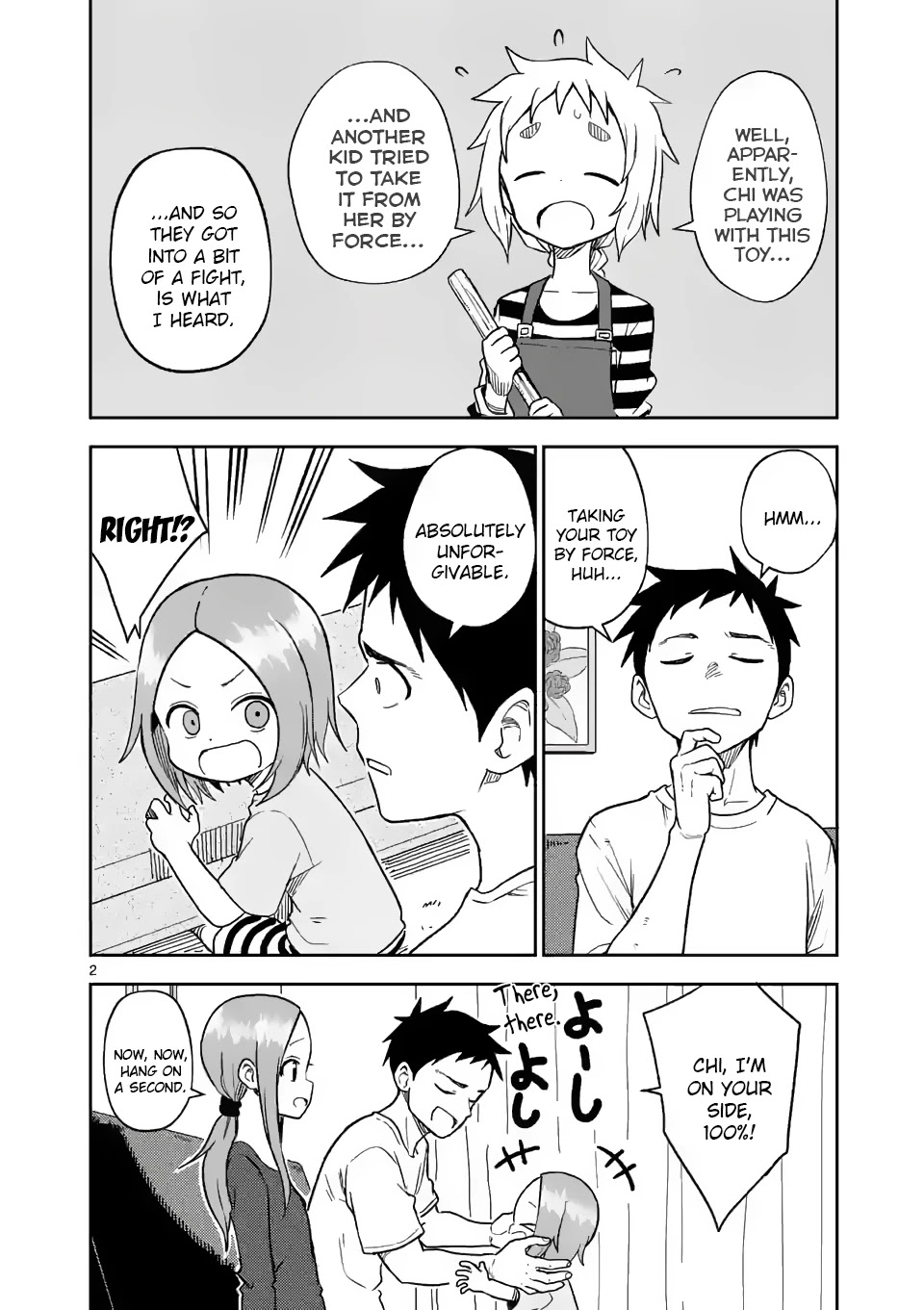 Karakai Jouzu no (Moto) Takagi-san Chapter 161 page 2 - Chapter 161