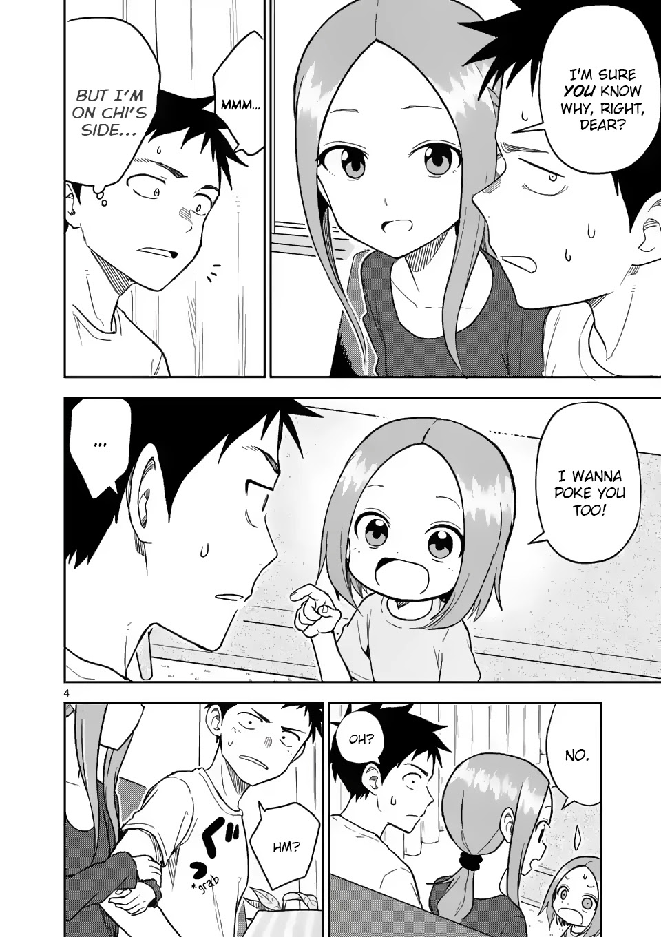 Karakai Jouzu no (Moto) Takagi-san Chapter 161 page 4 - Chapter 161