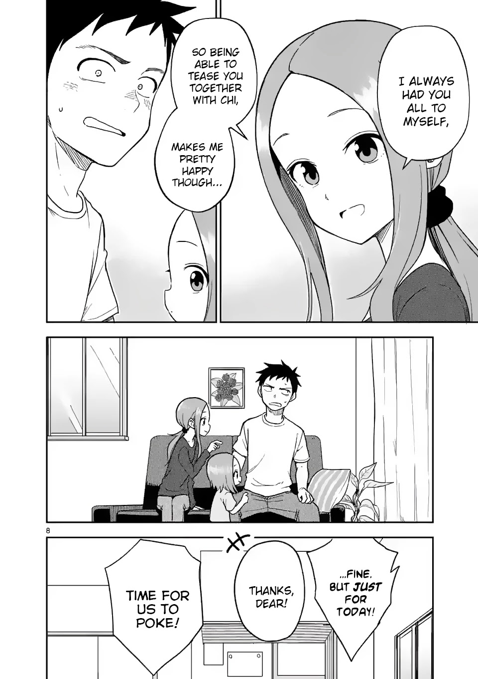 Karakai Jouzu no (Moto) Takagi-san Chapter 161 page 8 - Chapter 161