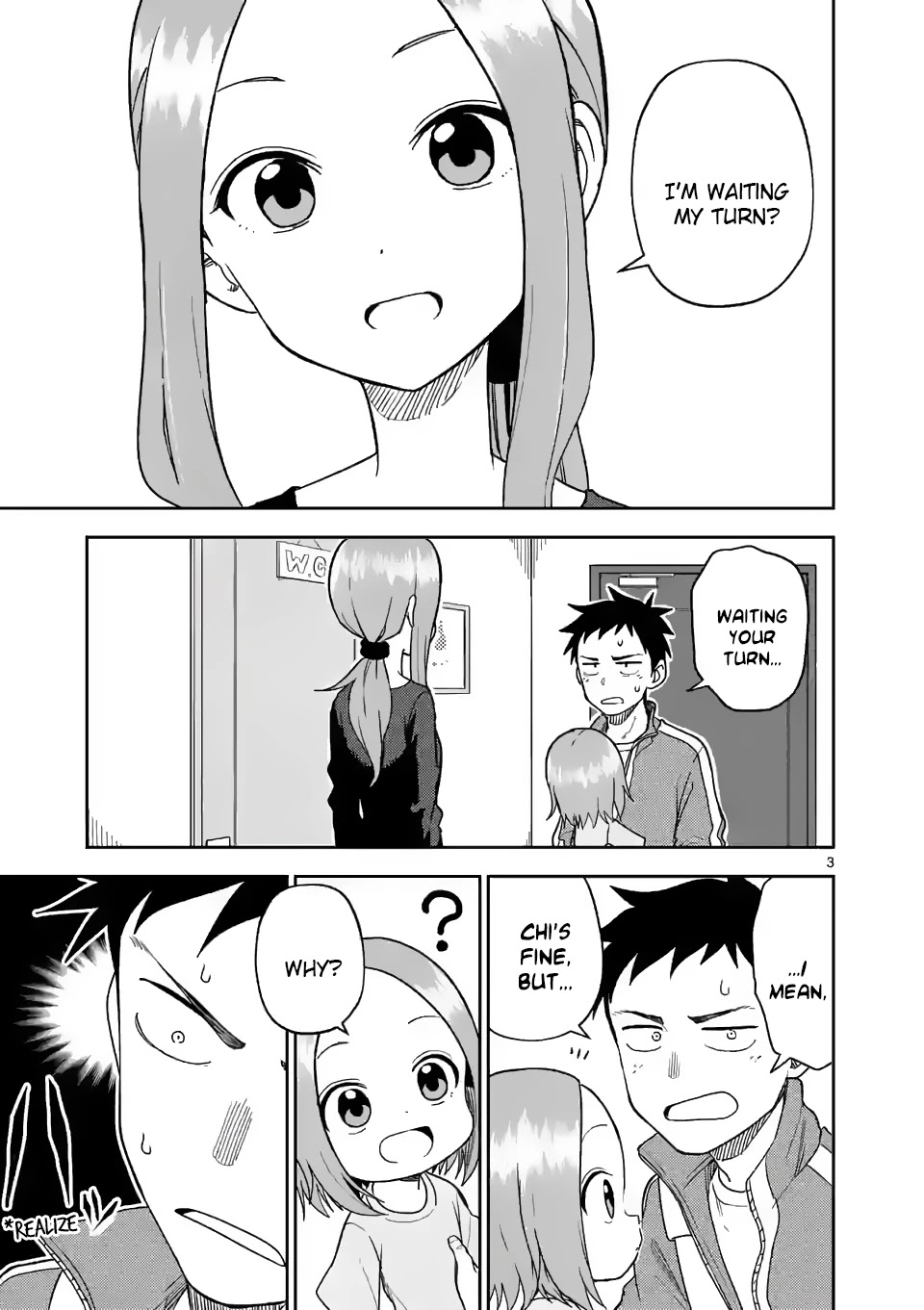 Karakai Jouzu no (Moto) Takagi-san Chapter 162 page 3 - Chapter 162