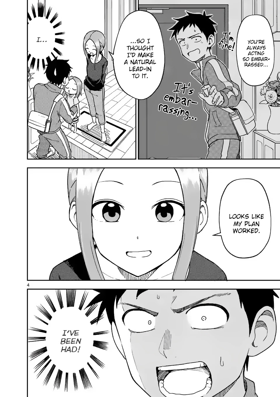 Karakai Jouzu no (Moto) Takagi-san Chapter 162 page 4 - Chapter 162