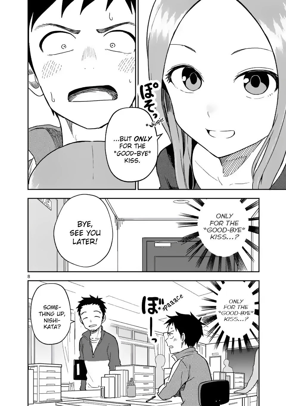 Karakai Jouzu no (Moto) Takagi-san Chapter 162 page 8 - Chapter 162