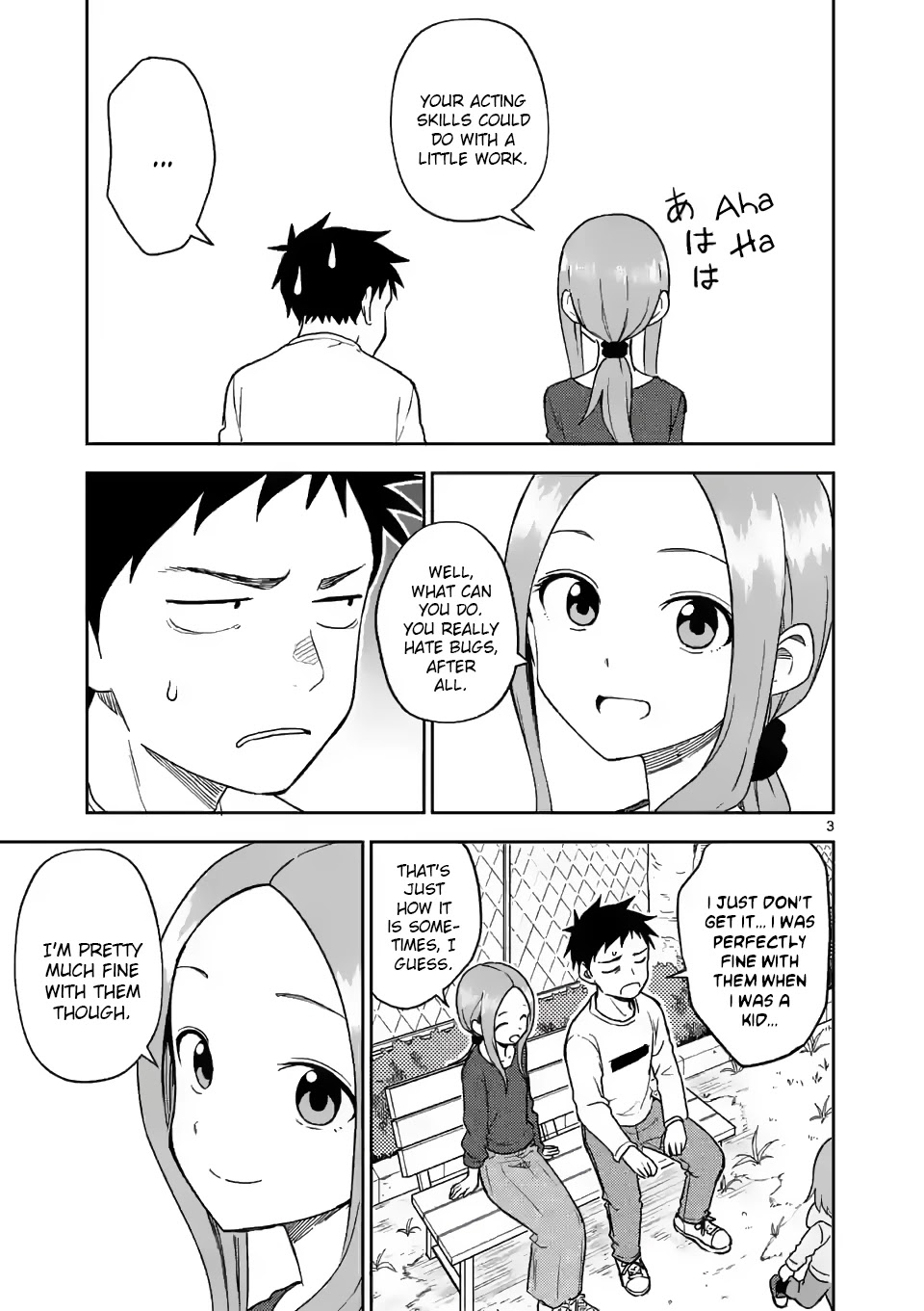 Karakai Jouzu no (Moto) Takagi-san Chapter 163 page 3 - Chapter 163