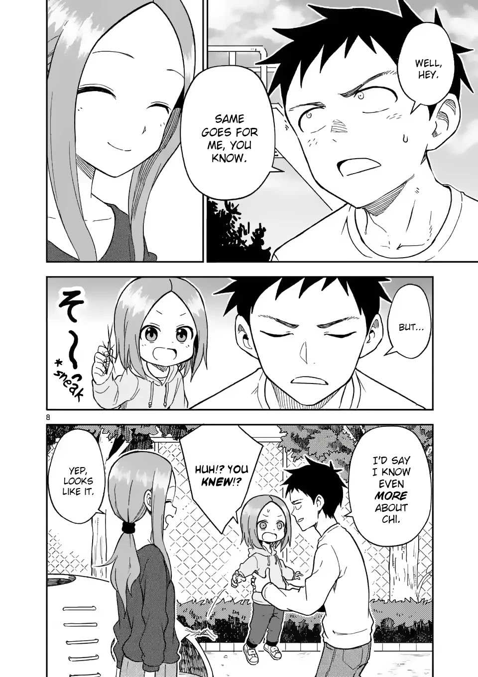 Karakai Jouzu no (Moto) Takagi-san Chapter 163 page 8 - Chapter 163