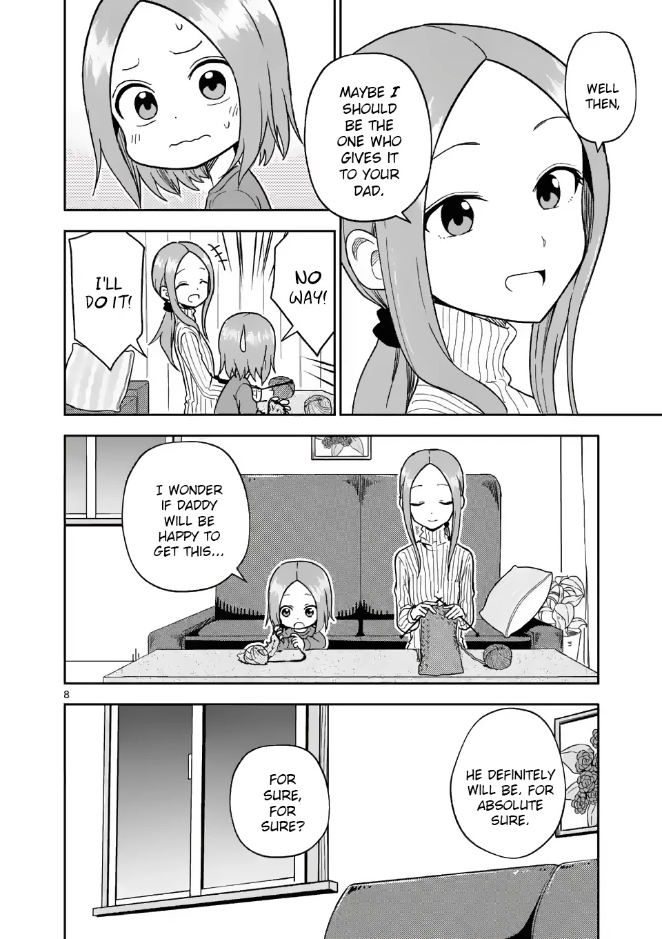 Karakai Jouzu no (Moto) Takagi-san Chapter 164 page 8 - Chapter 164