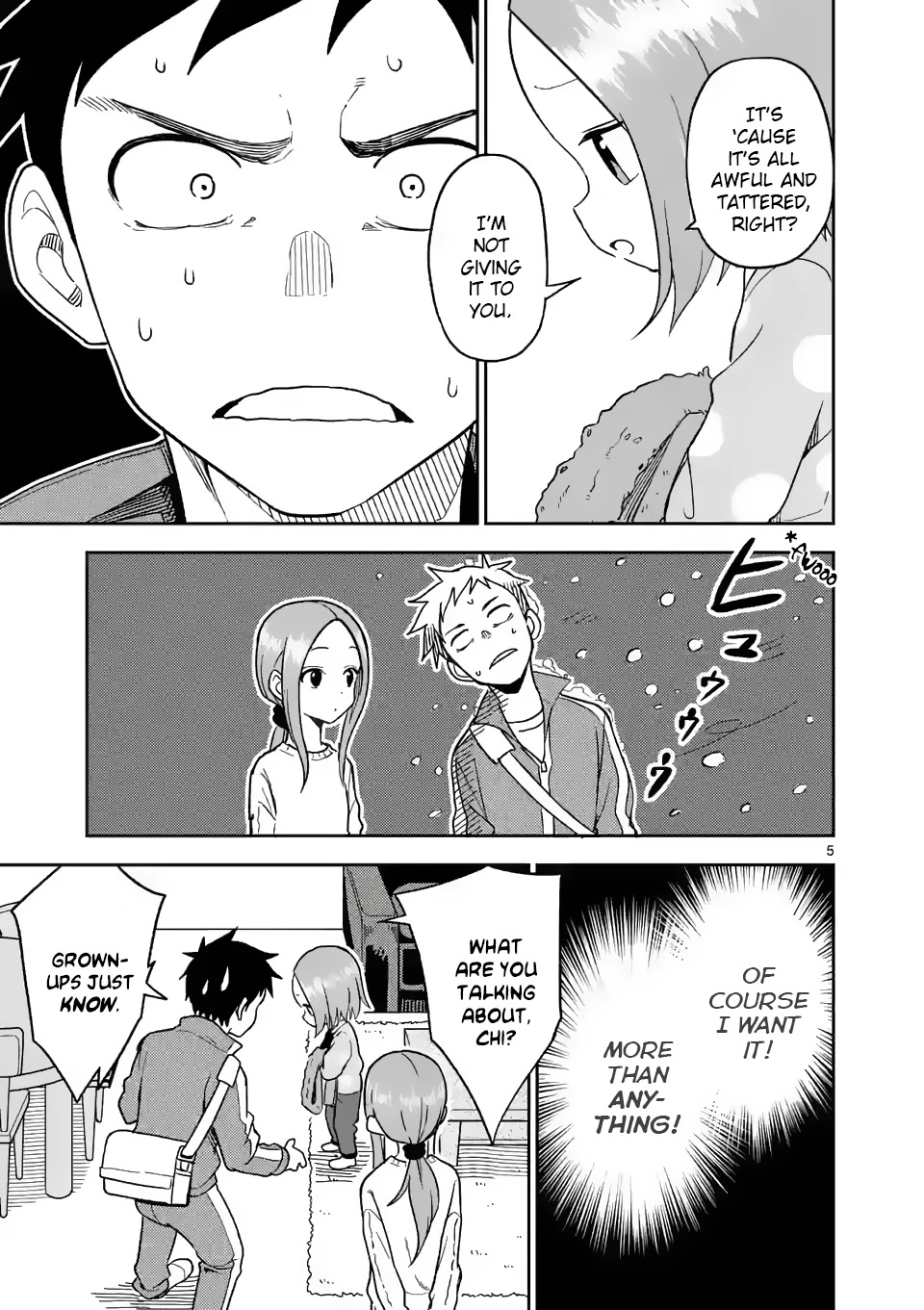 Karakai Jouzu no (Moto) Takagi-san Chapter 165 page 5 - Chapter 165
