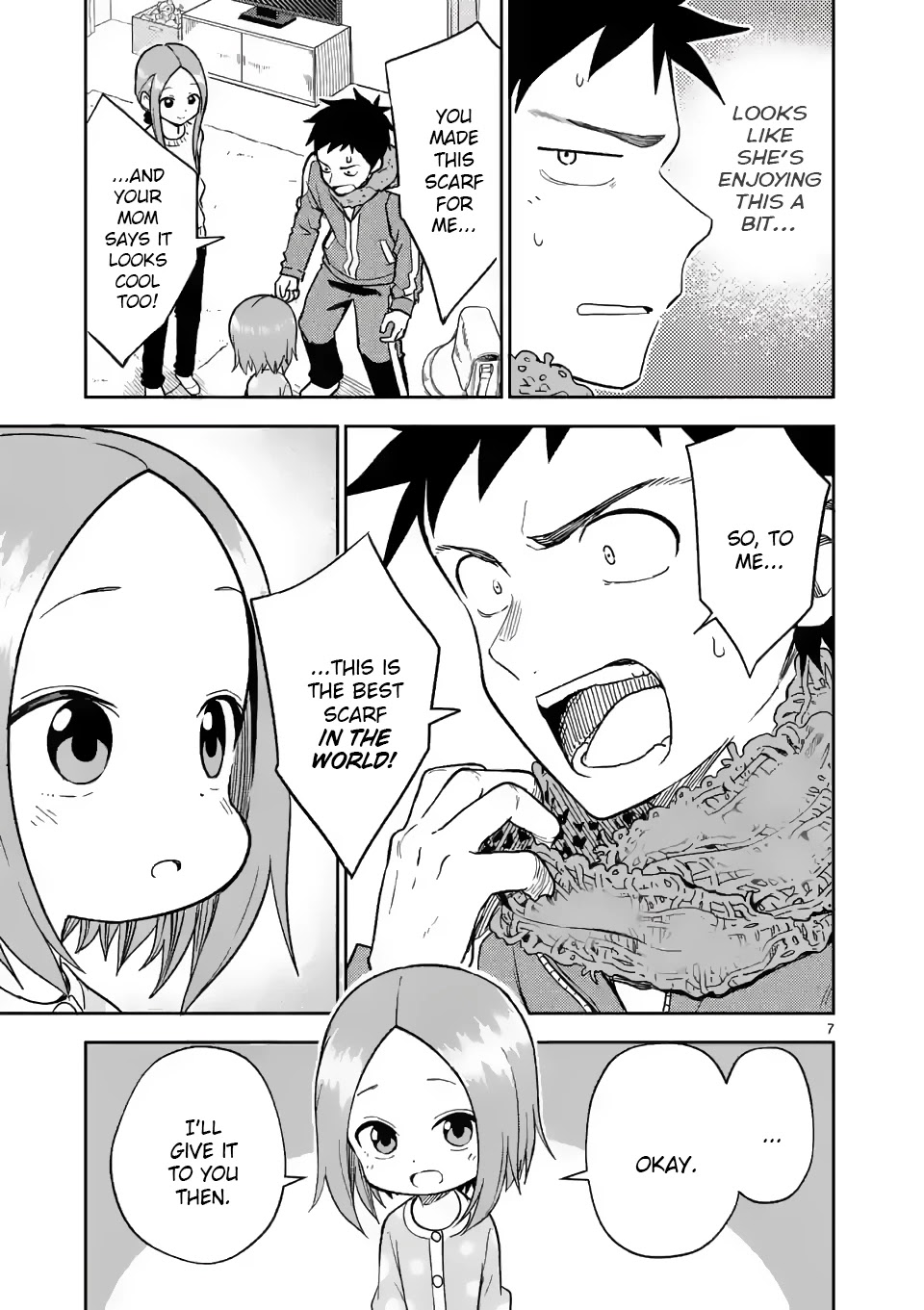 Karakai Jouzu no (Moto) Takagi-san Chapter 165 page 7 - Chapter 165