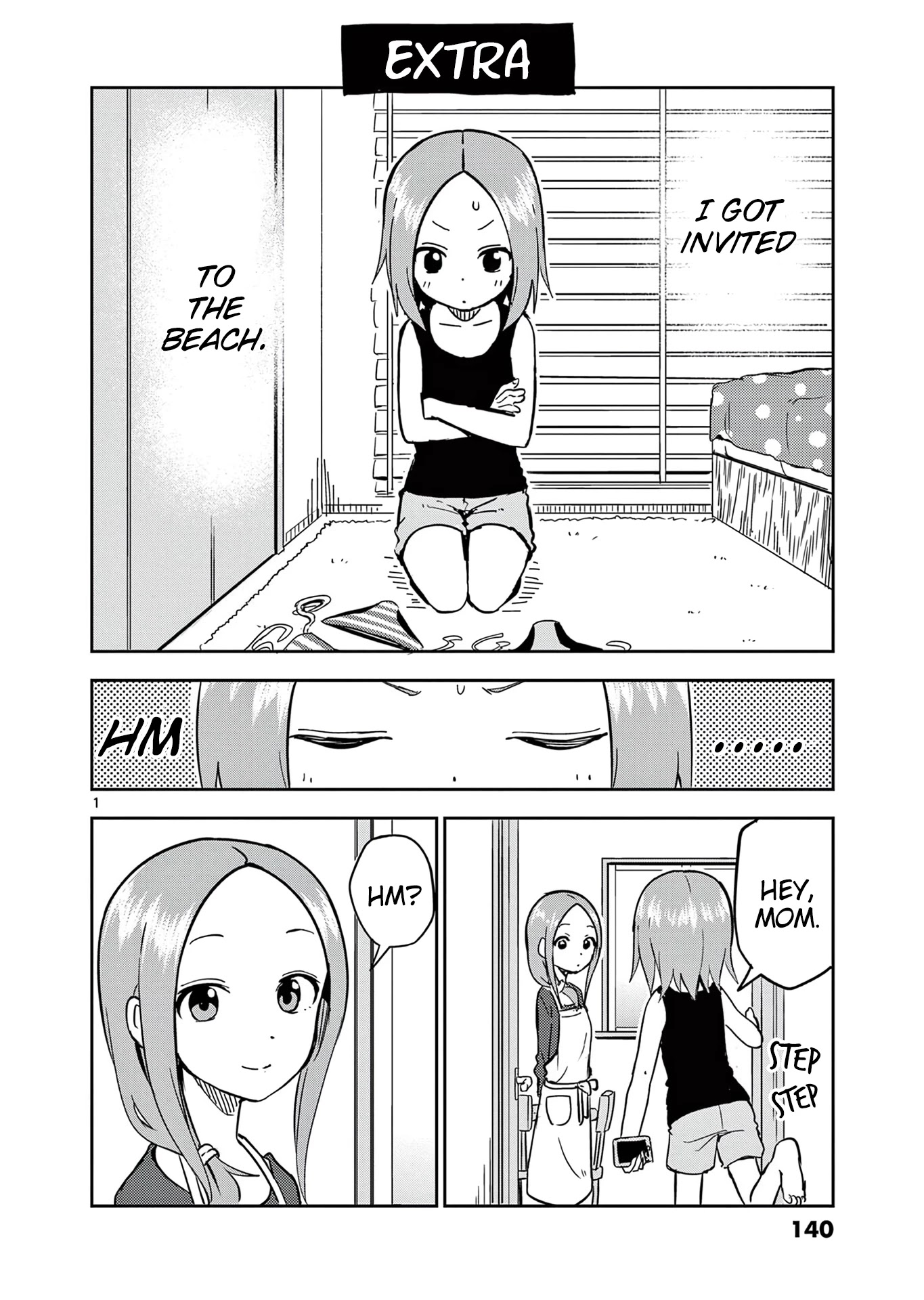 Karakai Jouzu no (Moto) Takagi-san Chapter 166.5 page 1 - Chapter 166.5