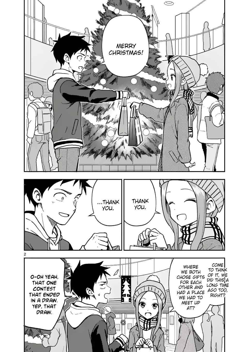 Karakai Jouzu no (Moto) Takagi-san Chapter 166 page 2 - Chapter 166