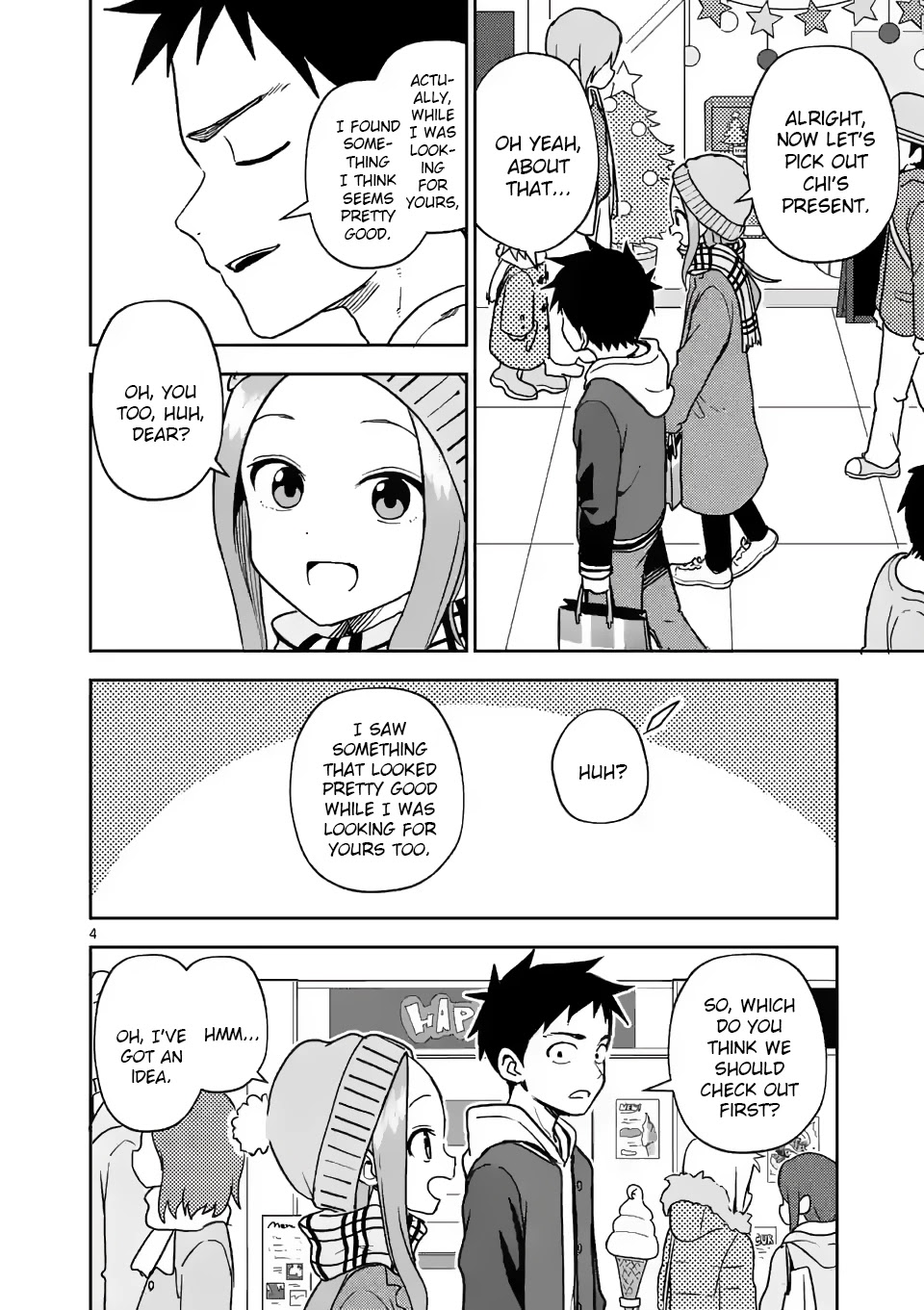 Karakai Jouzu no (Moto) Takagi-san Chapter 166 page 4 - Chapter 166