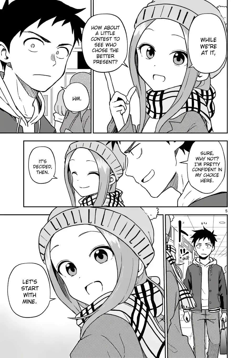 Karakai Jouzu no (Moto) Takagi-san Chapter 166 page 5 - Chapter 166
