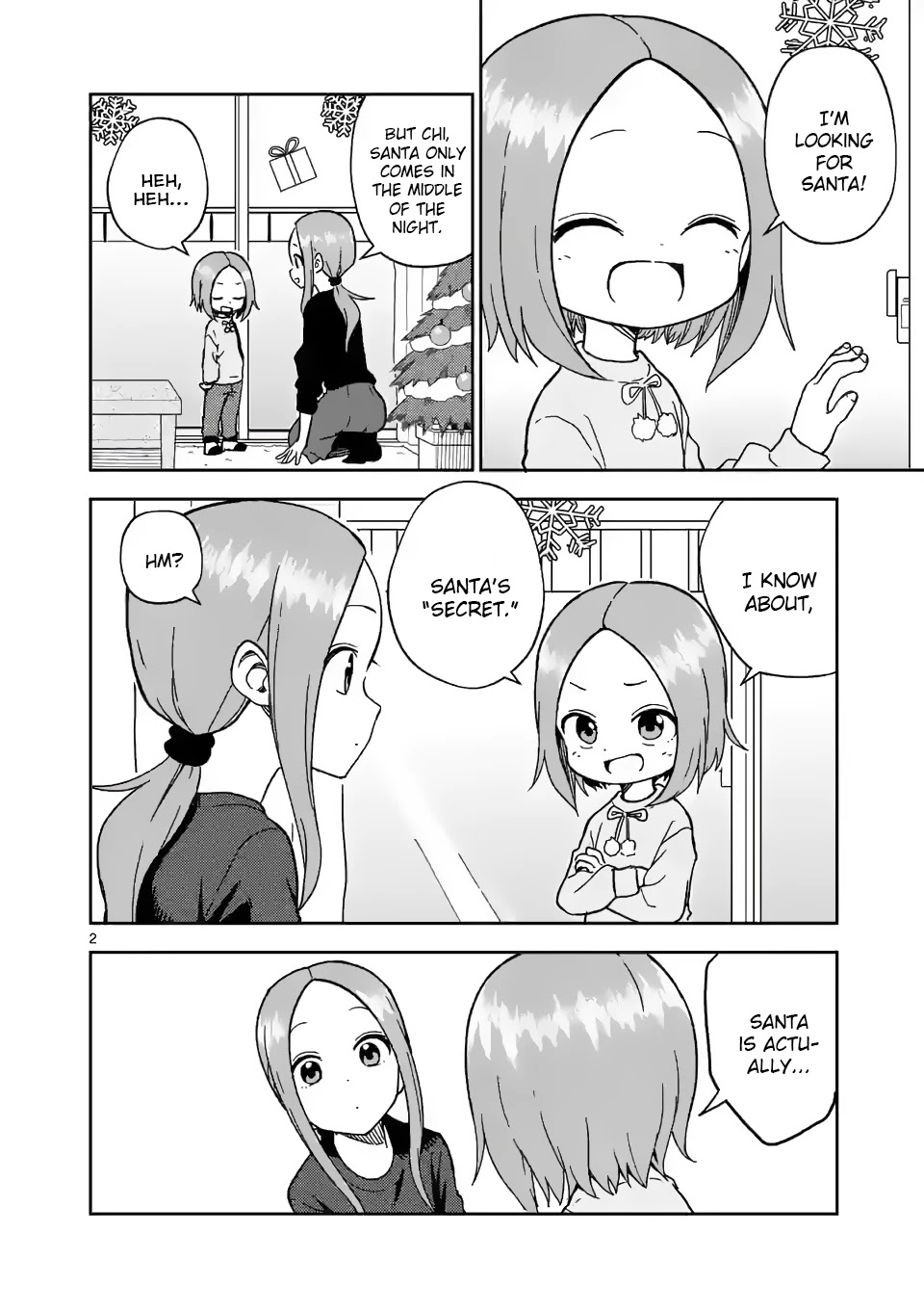 Karakai Jouzu no (Moto) Takagi-san Chapter 167 page 2 - Chapter 167
