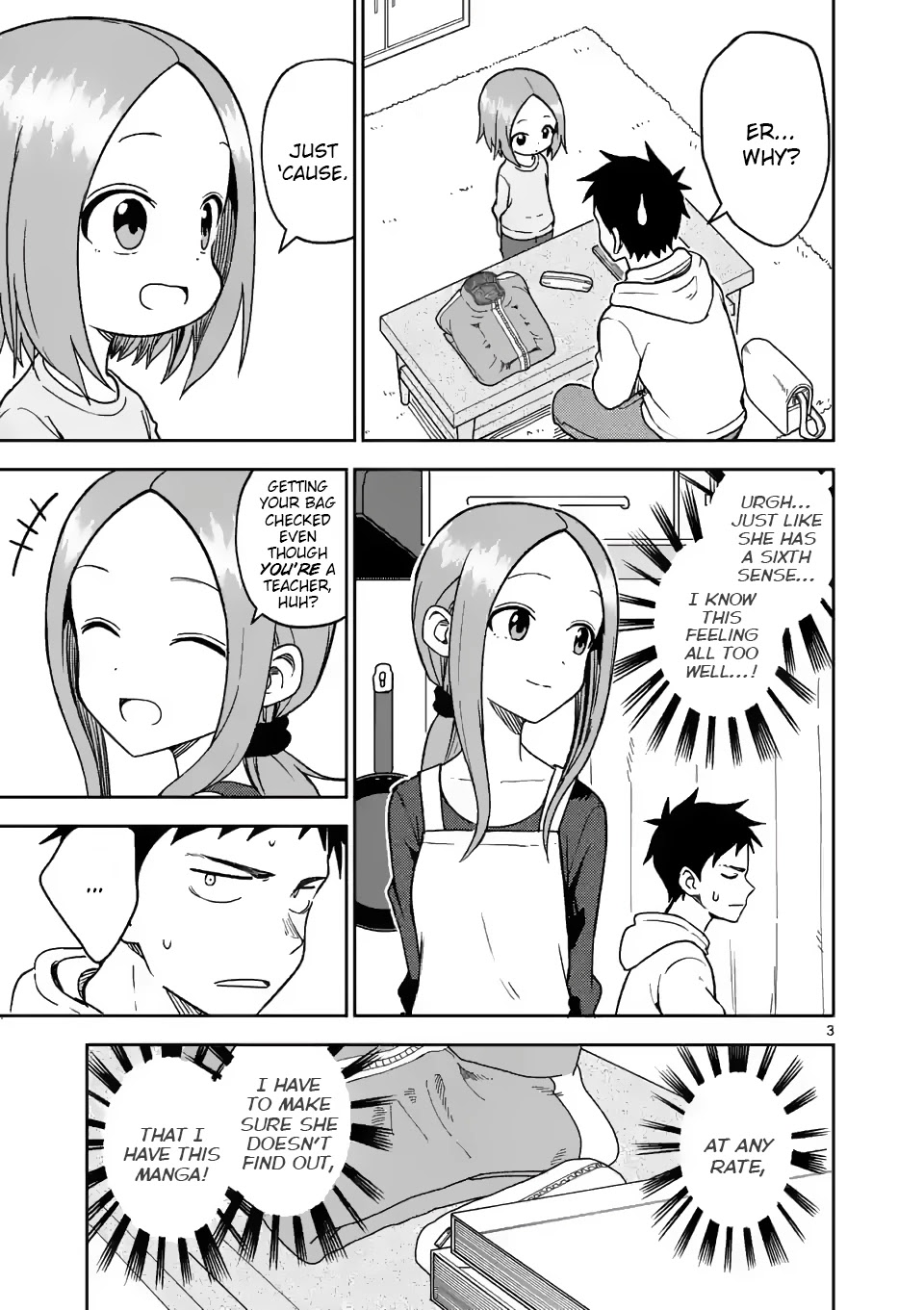 Karakai Jouzu no (Moto) Takagi-san Chapter 168 page 3 - Chapter 168