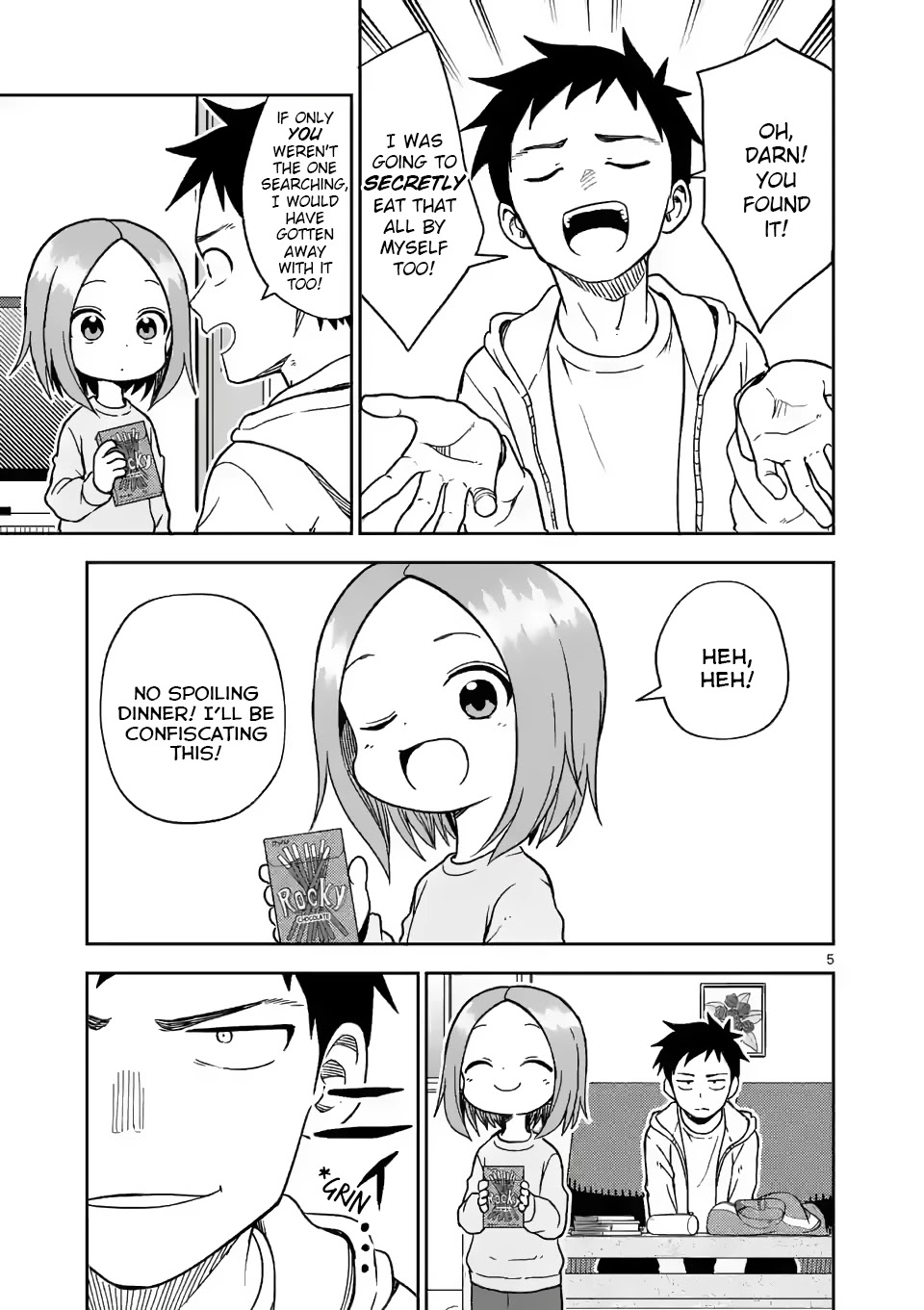 Karakai Jouzu no (Moto) Takagi-san Chapter 168 page 5 - Chapter 168