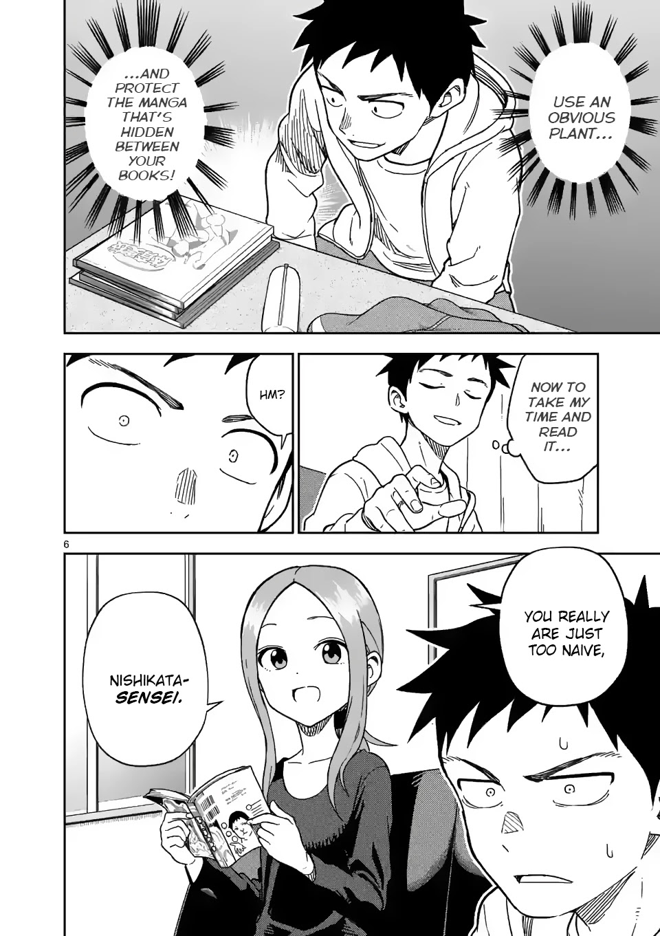 Karakai Jouzu no (Moto) Takagi-san Chapter 168 page 6 - Chapter 168