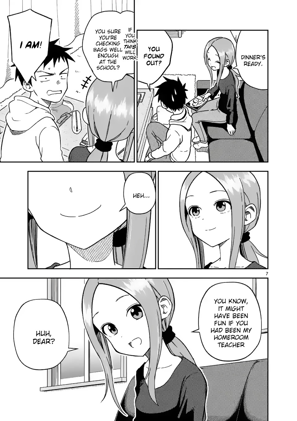 Karakai Jouzu no (Moto) Takagi-san Chapter 168 page 7 - Chapter 168