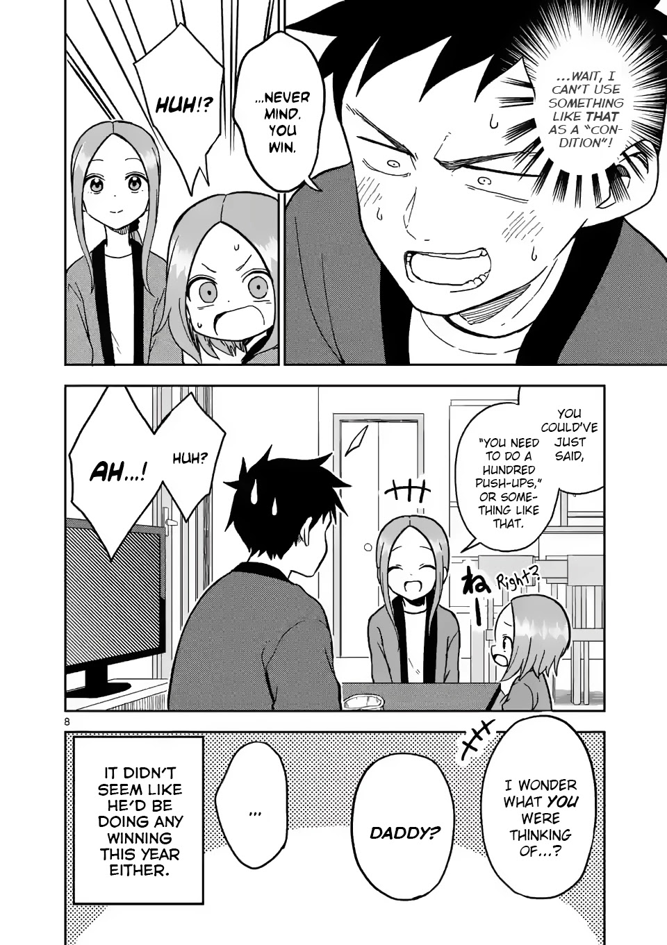 Karakai Jouzu no (Moto) Takagi-san Chapter 169 page 8 - Chapter 169