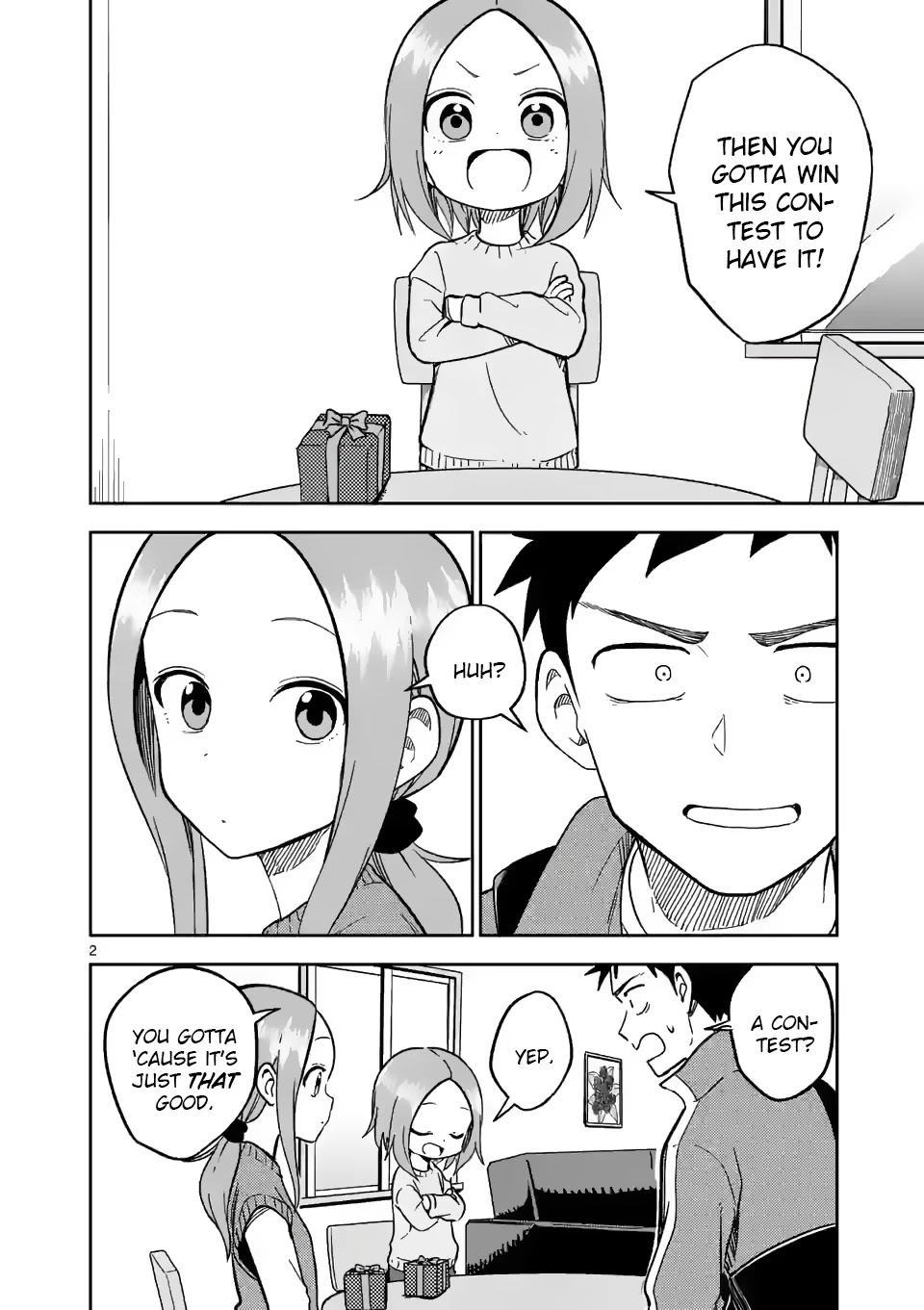 Karakai Jouzu no (Moto) Takagi-san Chapter 173 page 2 - Chapter 173