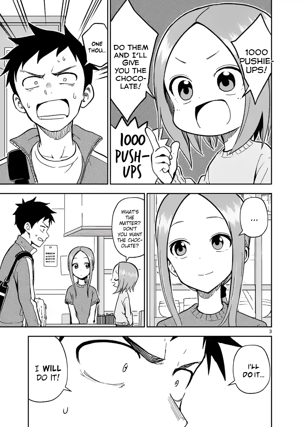 Karakai Jouzu no (Moto) Takagi-san Chapter 173 page 3 - Chapter 173