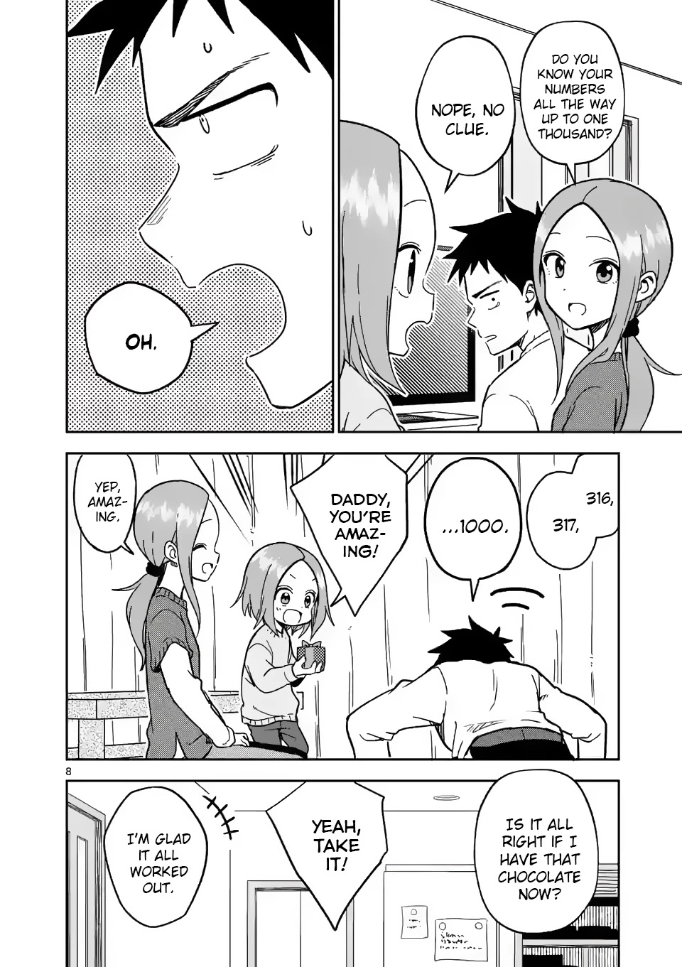 Karakai Jouzu no (Moto) Takagi-san Chapter 173 page 8 - Chapter 173