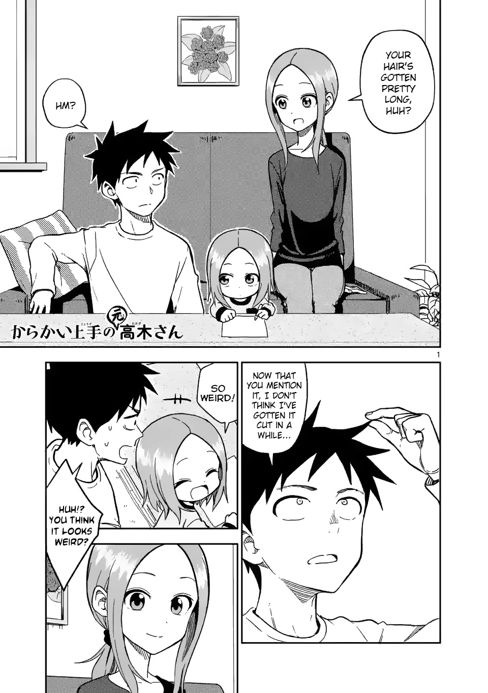Karakai Jouzu no (Moto) Takagi-san Chapter 175 page 1 - Chapter 175
