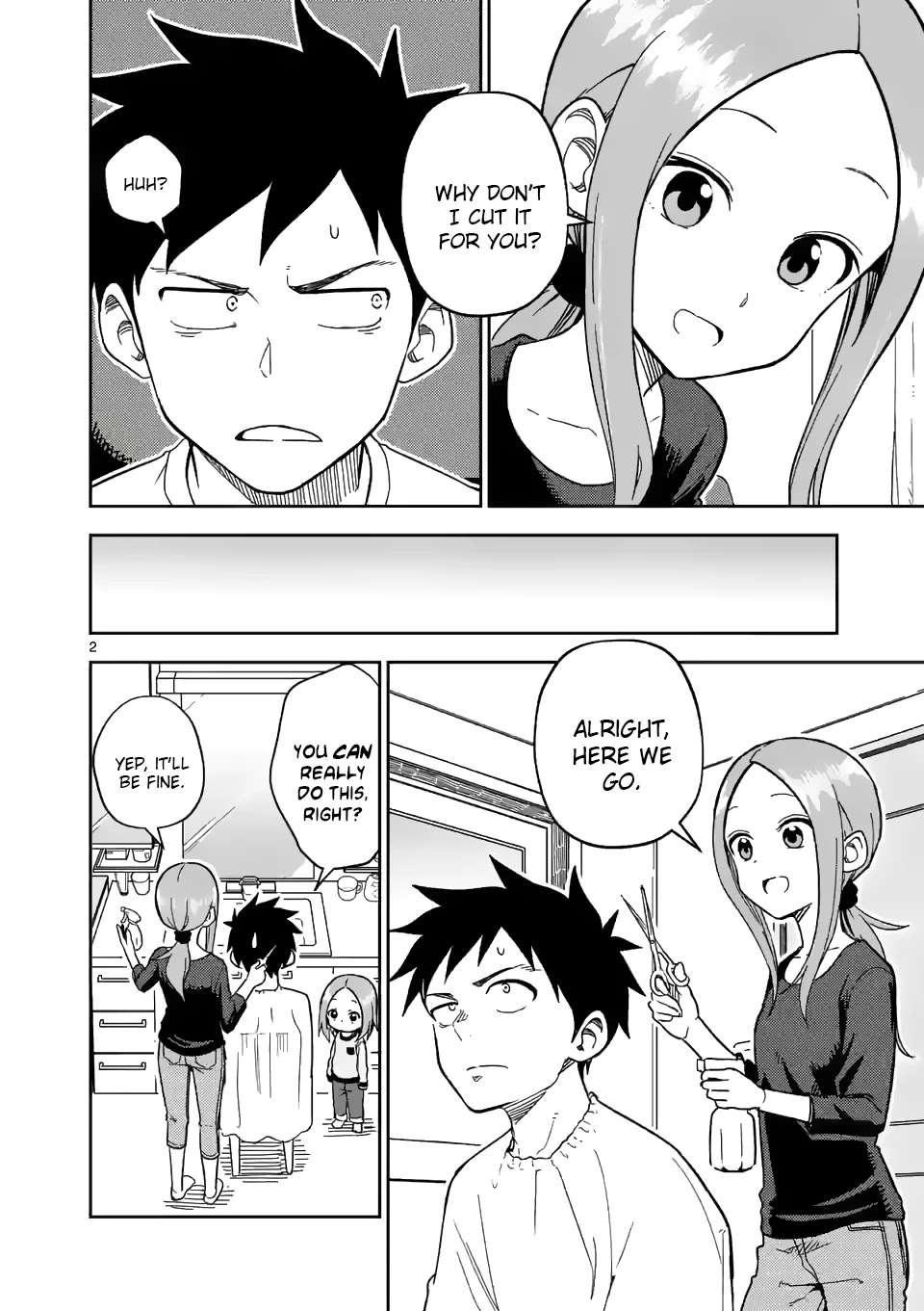 Karakai Jouzu no (Moto) Takagi-san Chapter 175 page 2 - Chapter 175