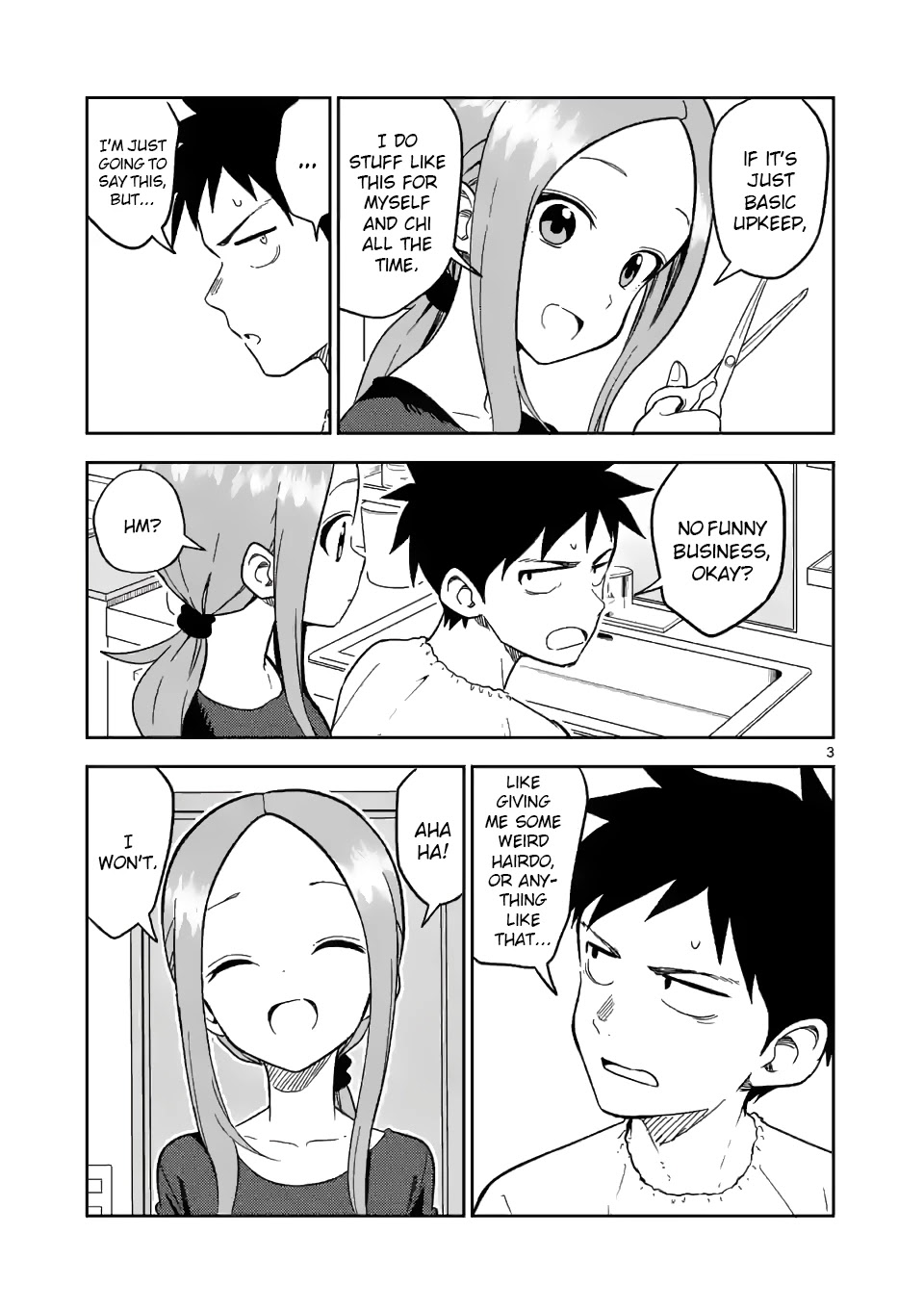 Karakai Jouzu no (Moto) Takagi-san Chapter 175 page 3 - Chapter 175
