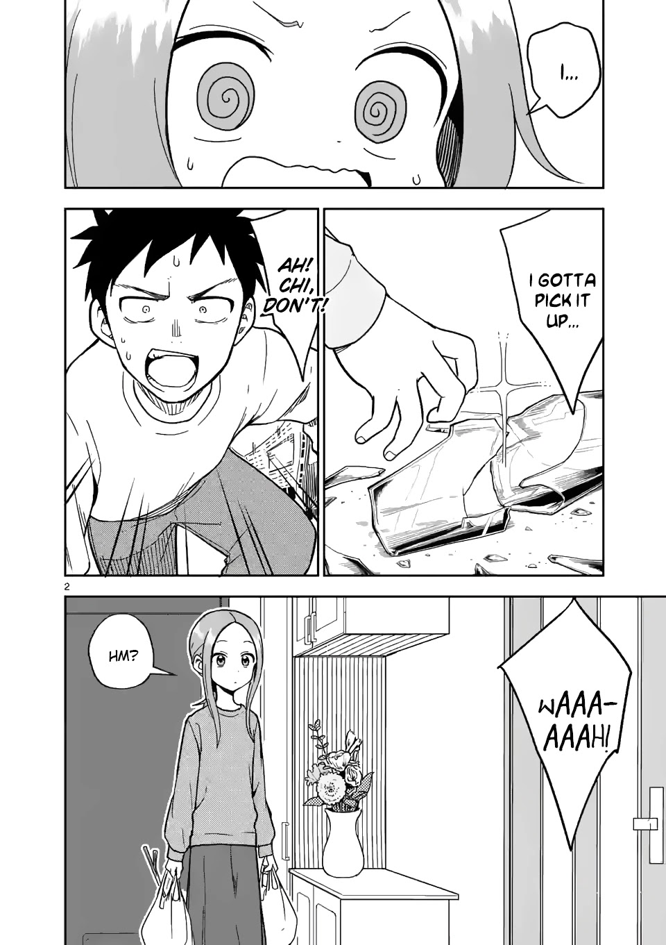Karakai Jouzu no (Moto) Takagi-san Chapter 176 page 2 - Chapter 176