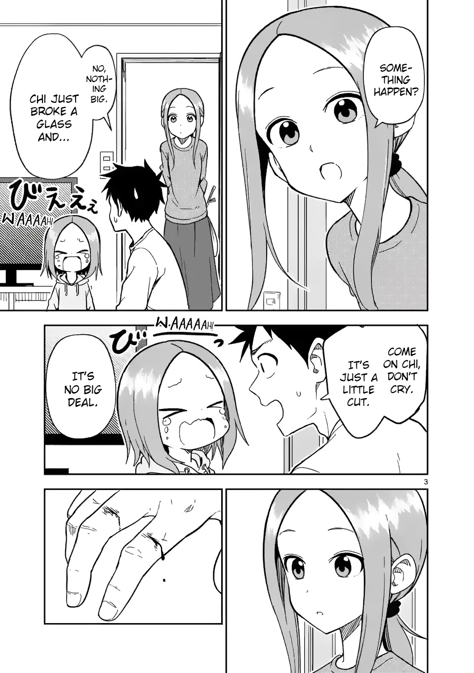 Karakai Jouzu no (Moto) Takagi-san Chapter 176 page 3 - Chapter 176