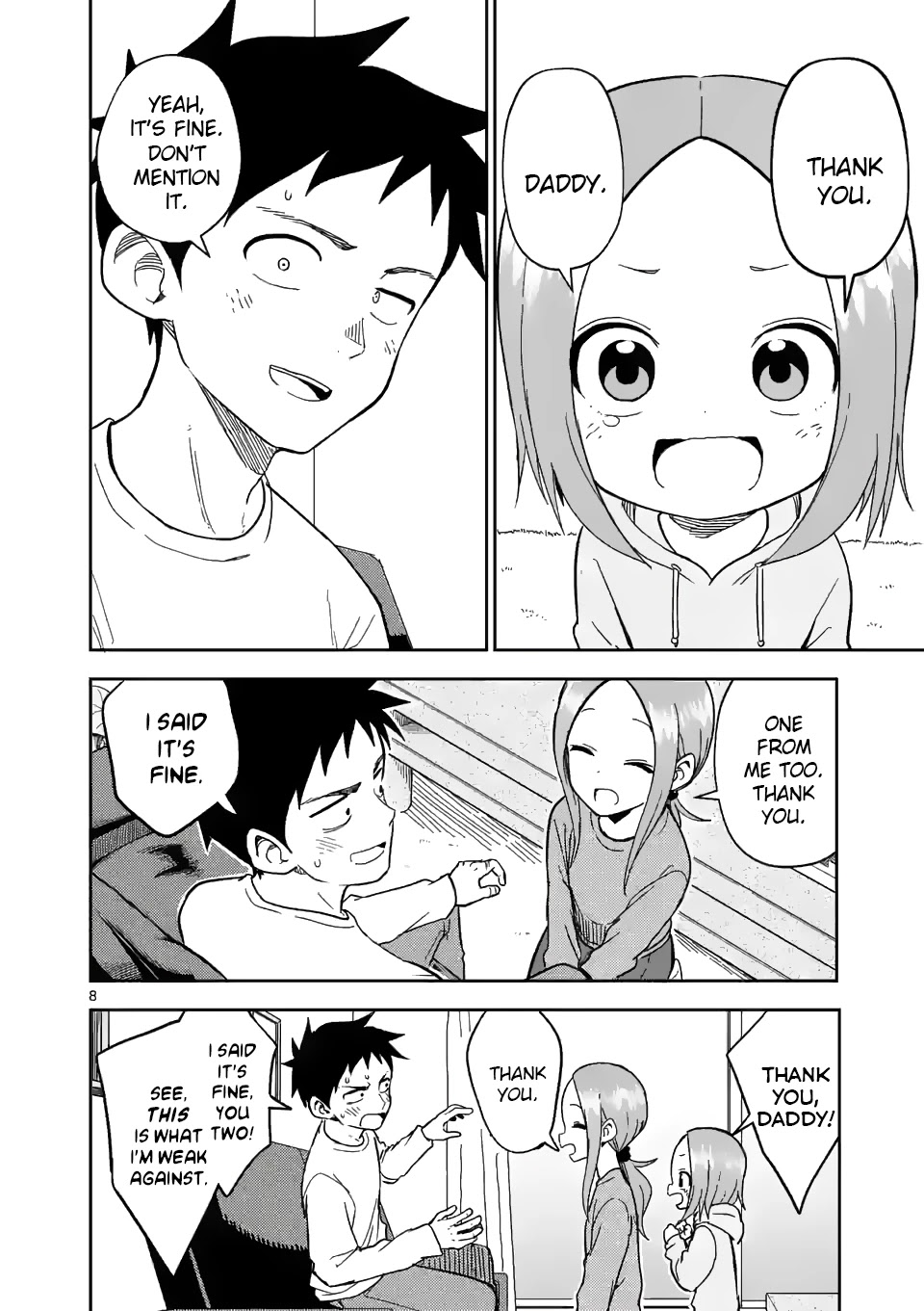 Karakai Jouzu no (Moto) Takagi-san Chapter 176 page 8 - Chapter 176