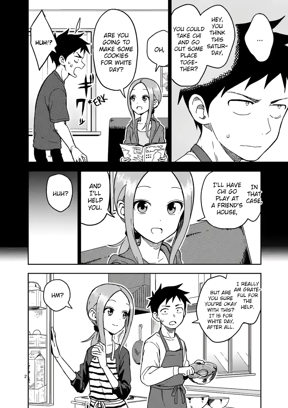 Karakai Jouzu no (Moto) Takagi-san Chapter 178 page 2 - Chapter 178