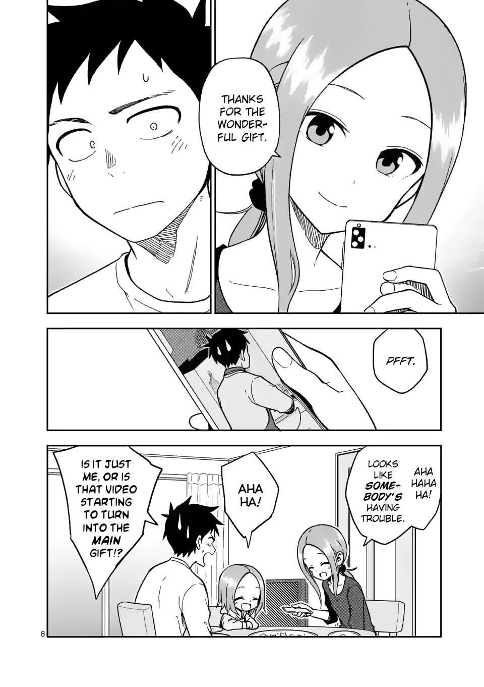 Karakai Jouzu no (Moto) Takagi-san Chapter 178 page 8 - Chapter 178