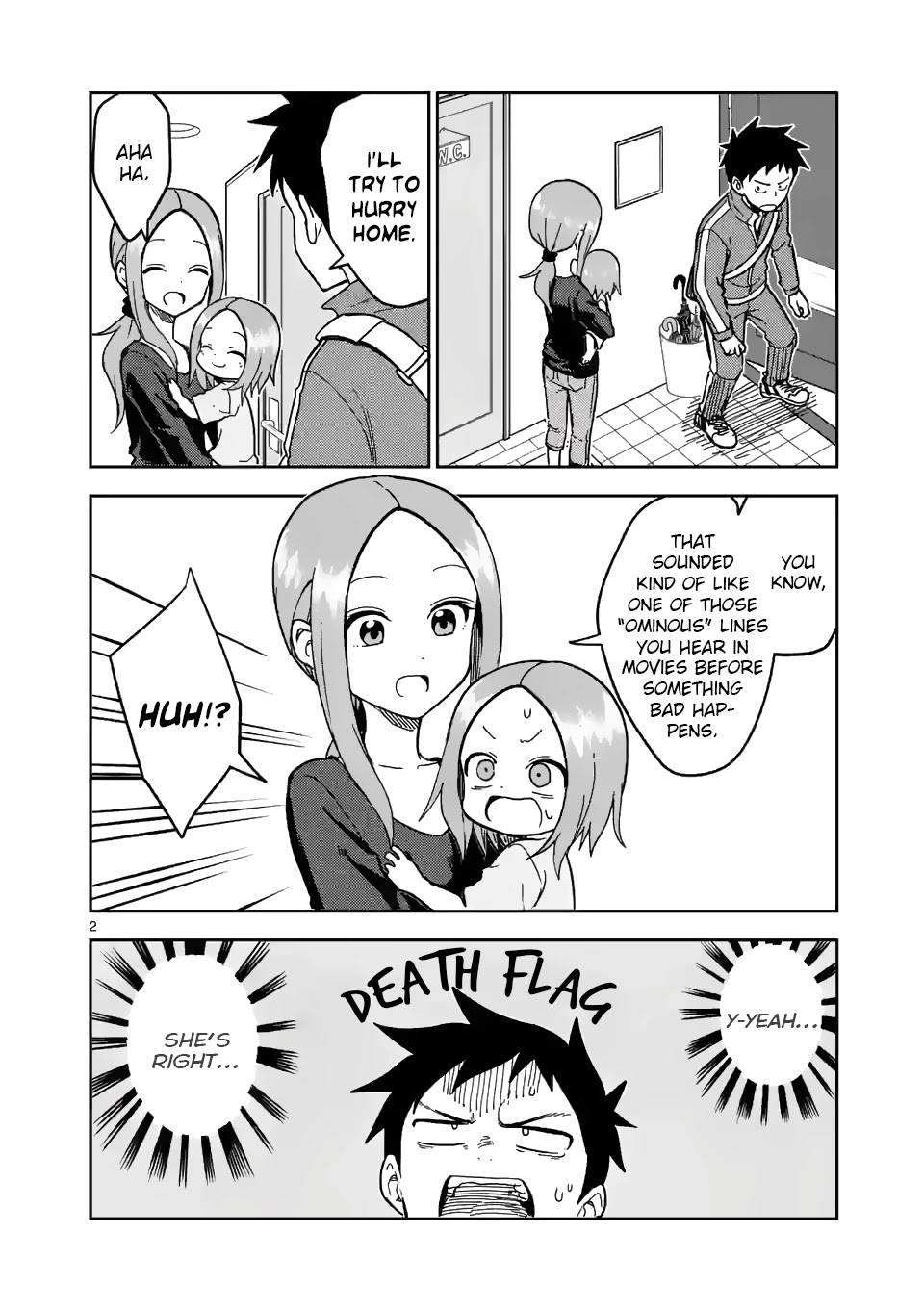 Karakai Jouzu no (Moto) Takagi-san Chapter 179 page 2 - Chapter 179