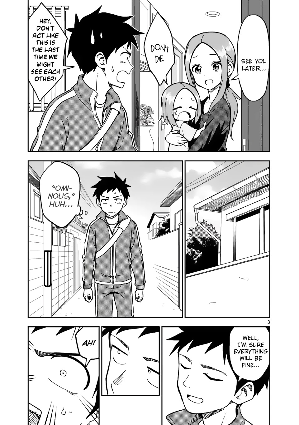 Karakai Jouzu no (Moto) Takagi-san Chapter 179 page 3 - Chapter 179