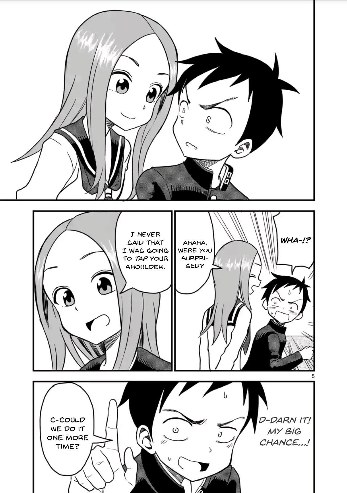 Karakai Jouzu no (Moto) Takagi-san Chapter 18 page 5 - Chapter 18