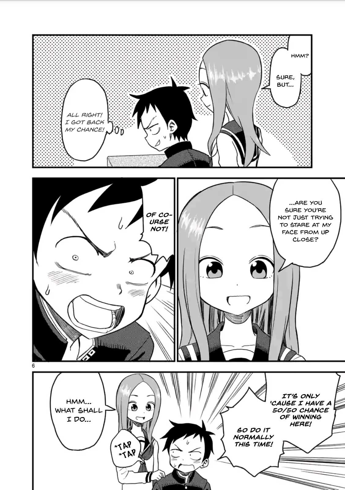 Karakai Jouzu no (Moto) Takagi-san Chapter 18 page 6 - Chapter 18