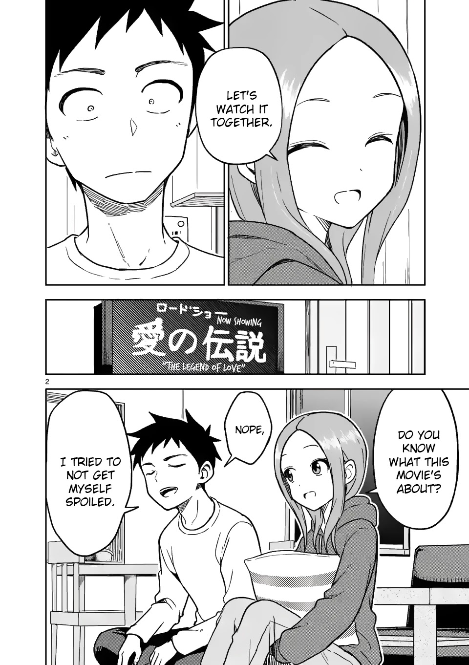 Karakai Jouzu no (Moto) Takagi-san Chapter 181 page 2 - Chapter 181