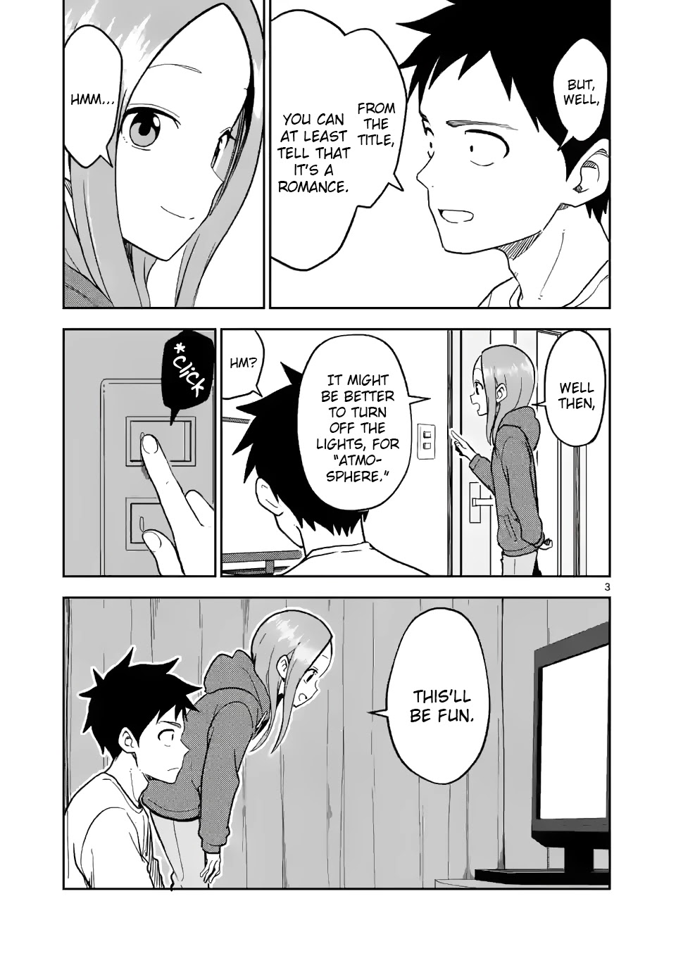 Karakai Jouzu no (Moto) Takagi-san Chapter 181 page 3 - Chapter 181
