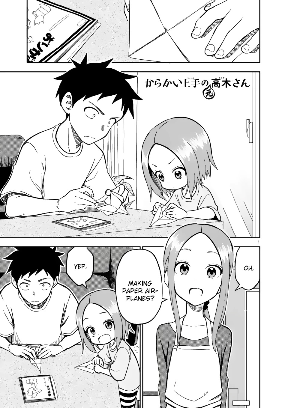 Karakai Jouzu no (Moto) Takagi-san Chapter 182 page 1 - Chapter 182