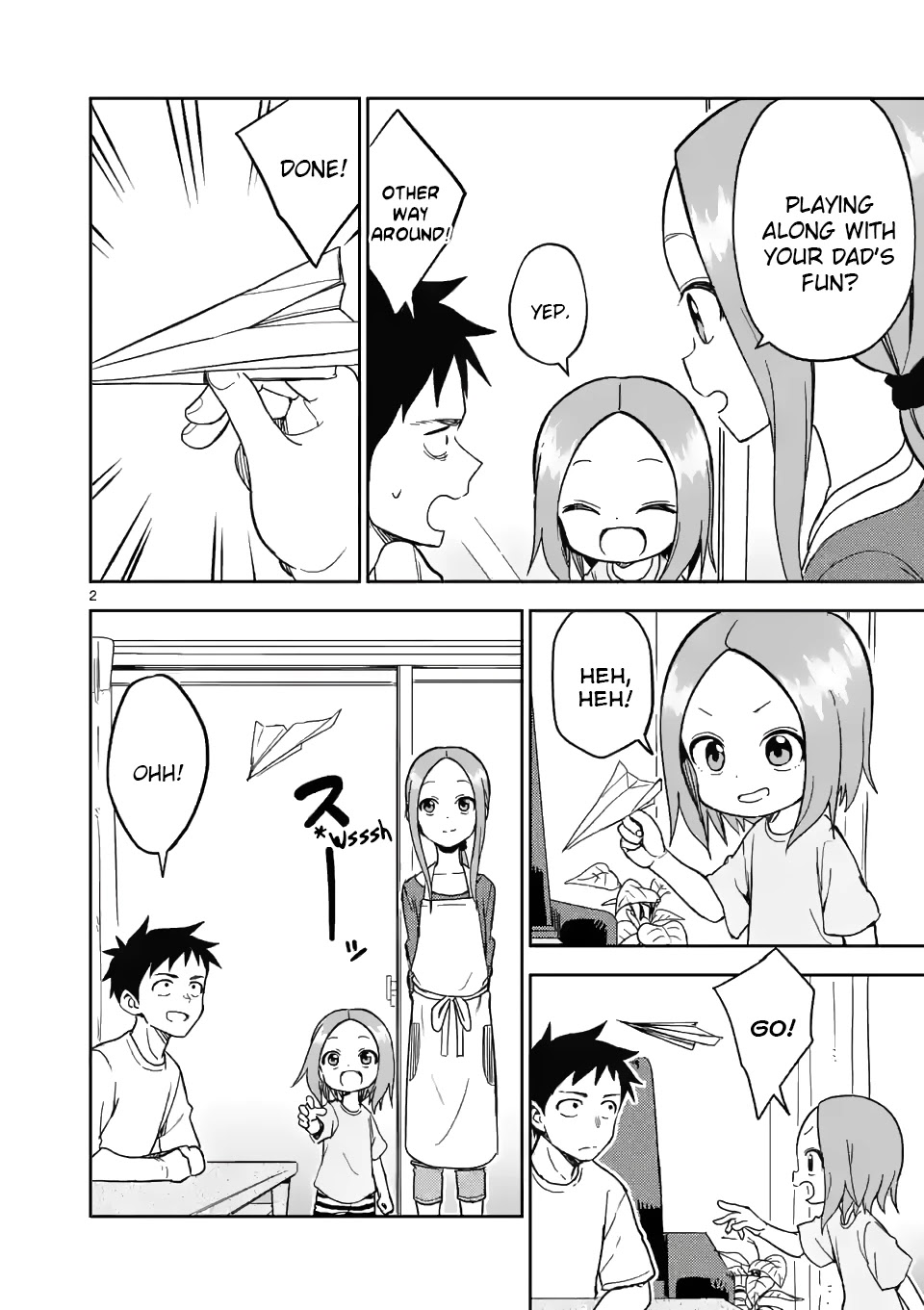 Karakai Jouzu no (Moto) Takagi-san Chapter 182 page 2 - Chapter 182