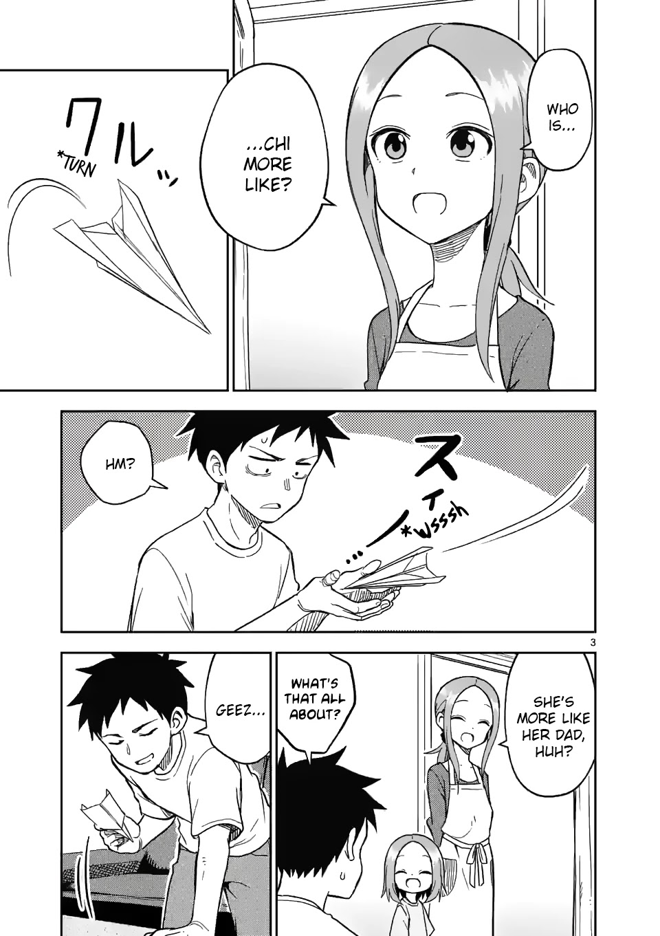 Karakai Jouzu no (Moto) Takagi-san Chapter 182 page 3 - Chapter 182