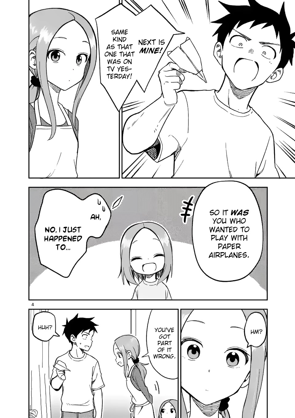 Karakai Jouzu no (Moto) Takagi-san Chapter 182 page 4 - Chapter 182