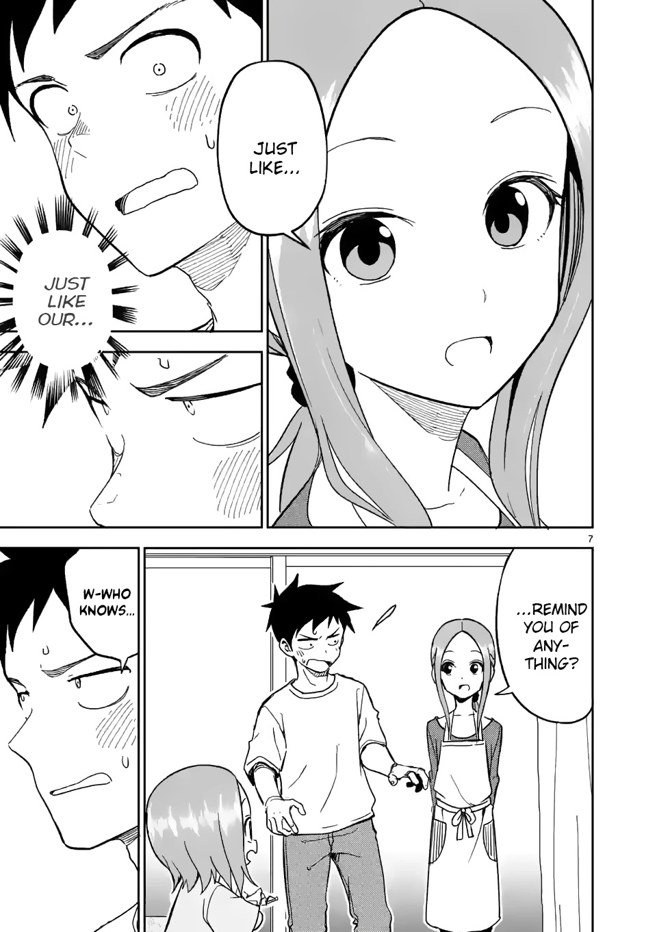 Karakai Jouzu no (Moto) Takagi-san Chapter 182 page 7 - Chapter 182