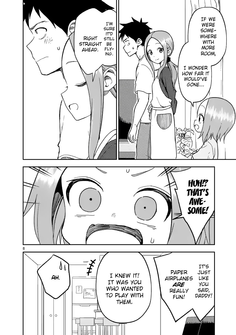 Karakai Jouzu no (Moto) Takagi-san Chapter 182 page 8 - Chapter 182