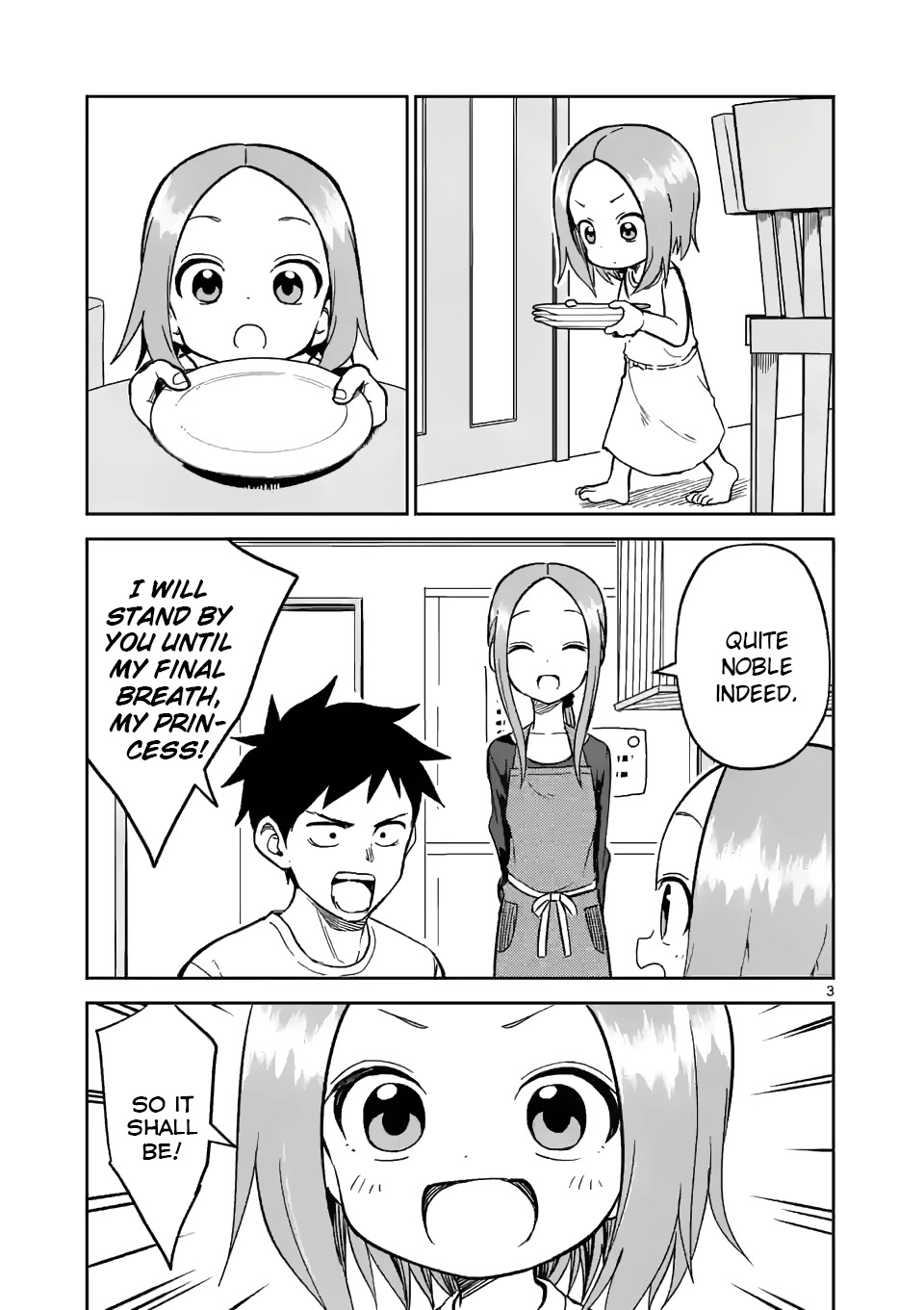 Karakai Jouzu no (Moto) Takagi-san Chapter 183 page 3 - Chapter 183