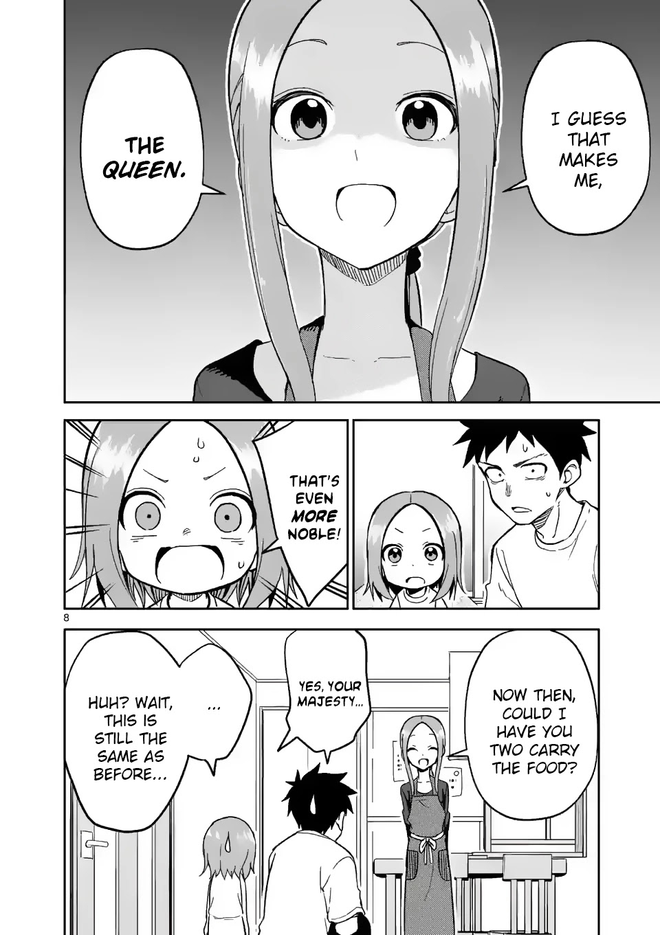 Karakai Jouzu no (Moto) Takagi-san Chapter 183 page 8 - Chapter 183