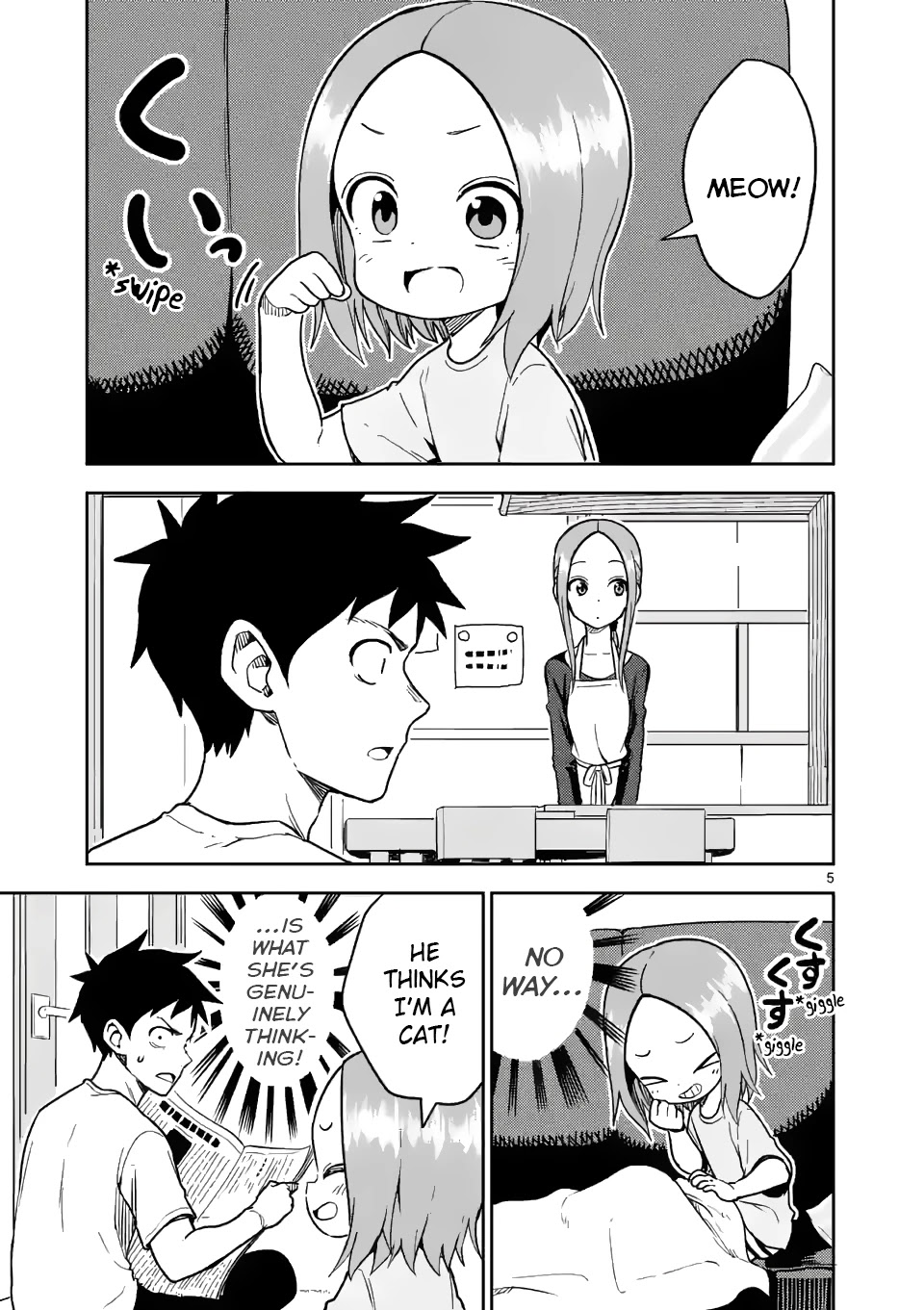 Karakai Jouzu no (Moto) Takagi-san Chapter 184 page 5 - Chapter 184