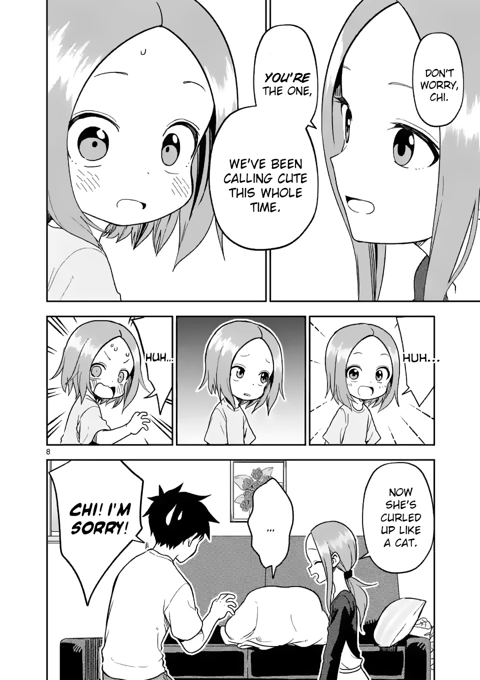 Karakai Jouzu no (Moto) Takagi-san Chapter 184 page 8 - Chapter 184