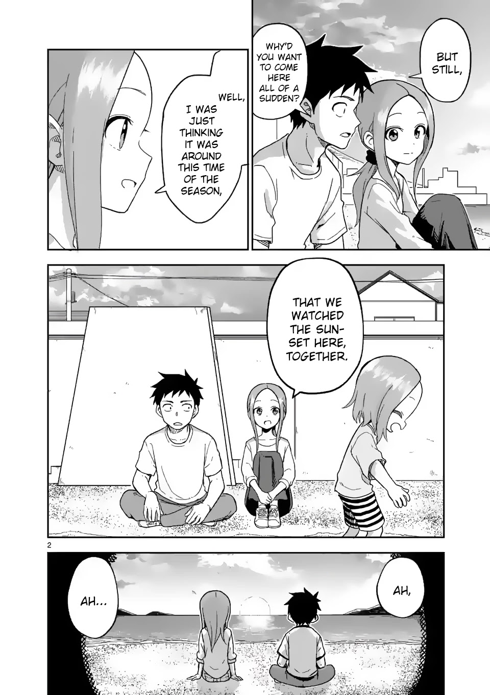 Karakai Jouzu no (Moto) Takagi-san Chapter 185 page 2 - Chapter 185